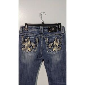 Miss me boot cut blue jeans size 27